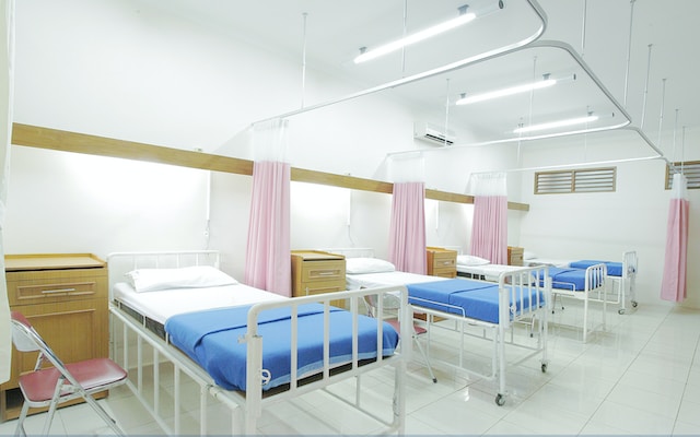 Whats a code white mean in a hospital?