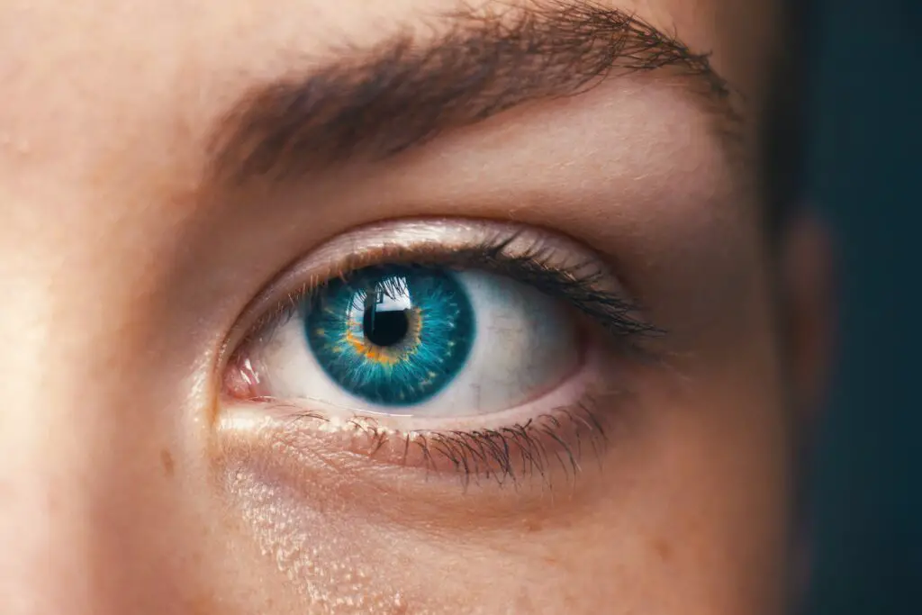 Why do some Indians have blue eyes?