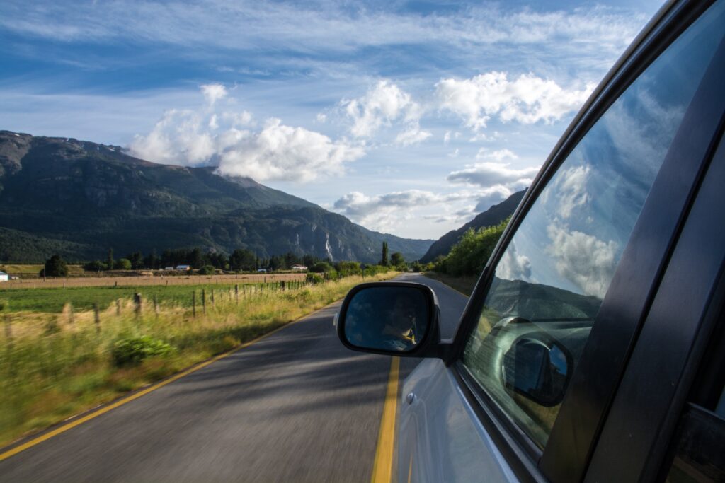 How long does it take to cover 5 miles by car?
