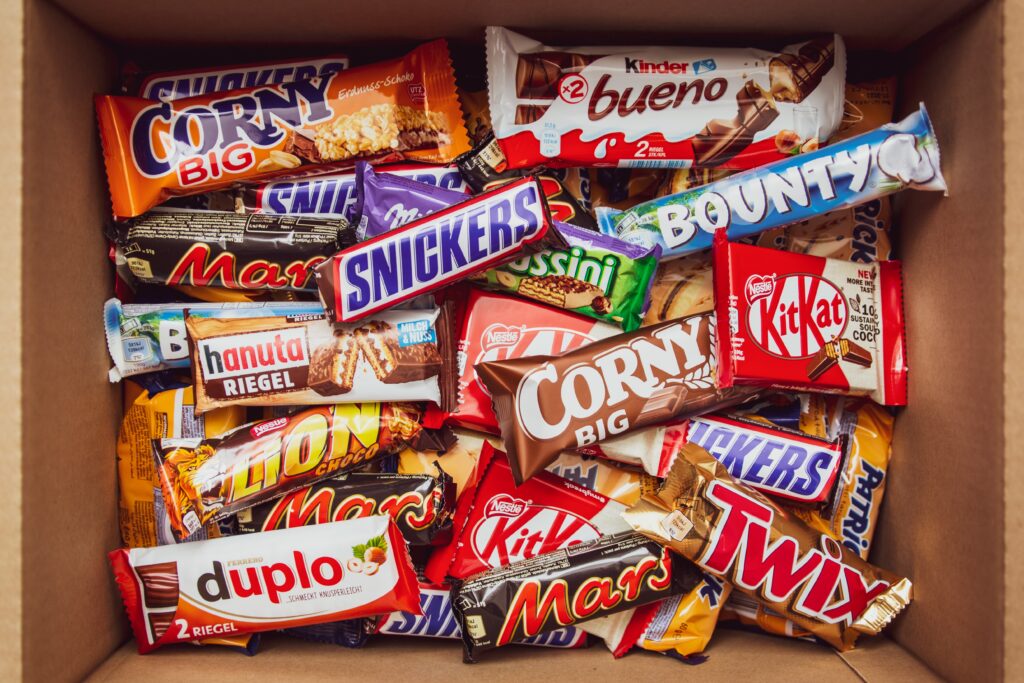 What are snacks only in America?