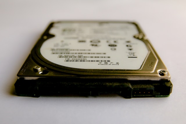 Format external hard drive