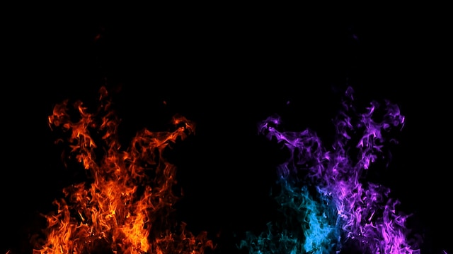 Does purple fire exist