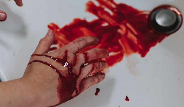 What does it mean when you smell blood?