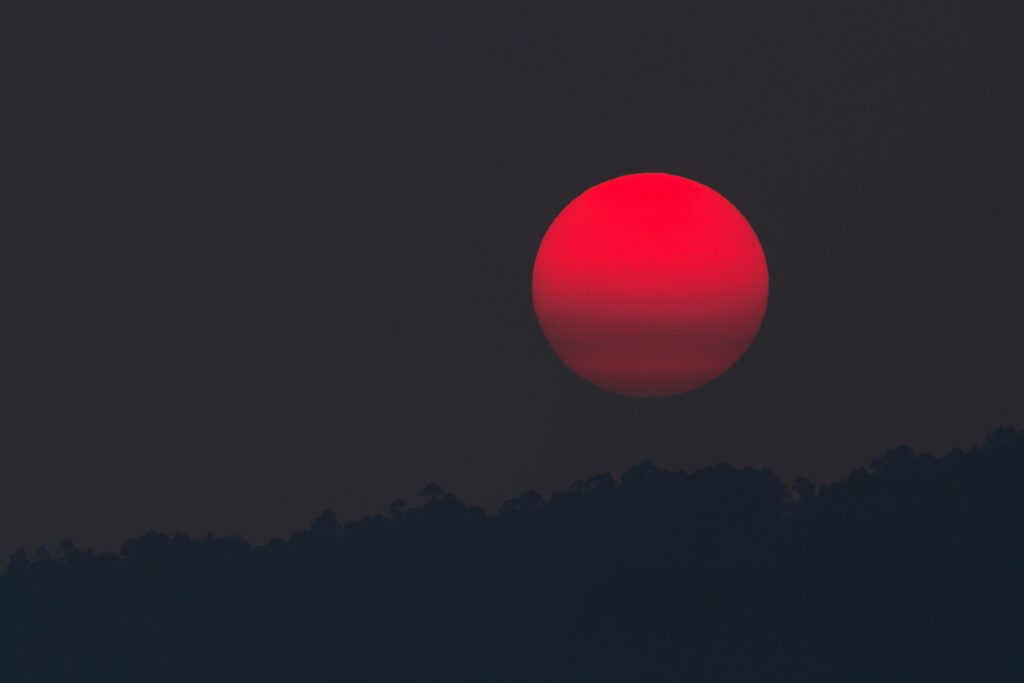 What is the meaning of blood moon ?