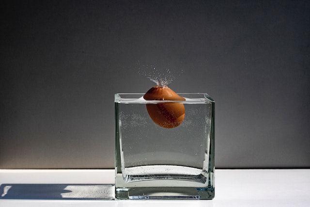 What does it mean when a hard boiled egg floats?