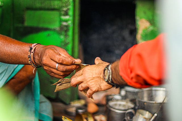 What is the safest way to receive money from a stranger?