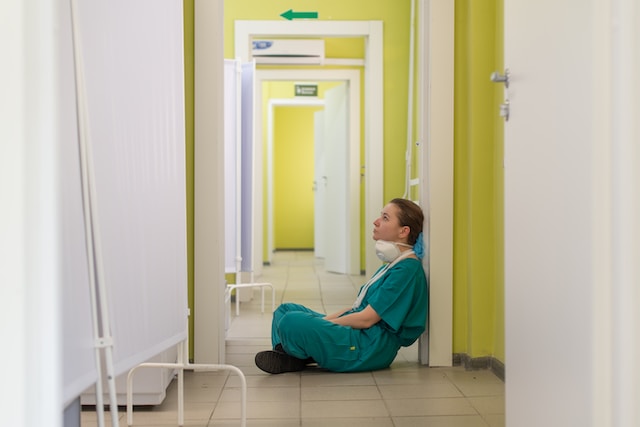 Is a nurse white or blue-collar?