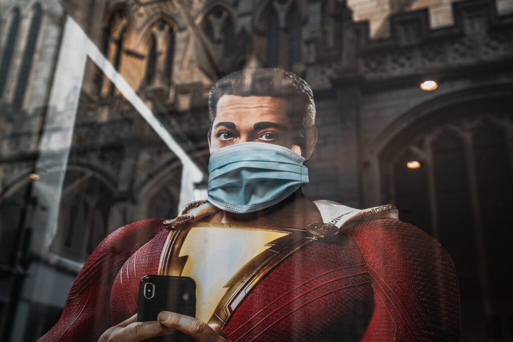 Why does Black Adam have Shazam symbol?
