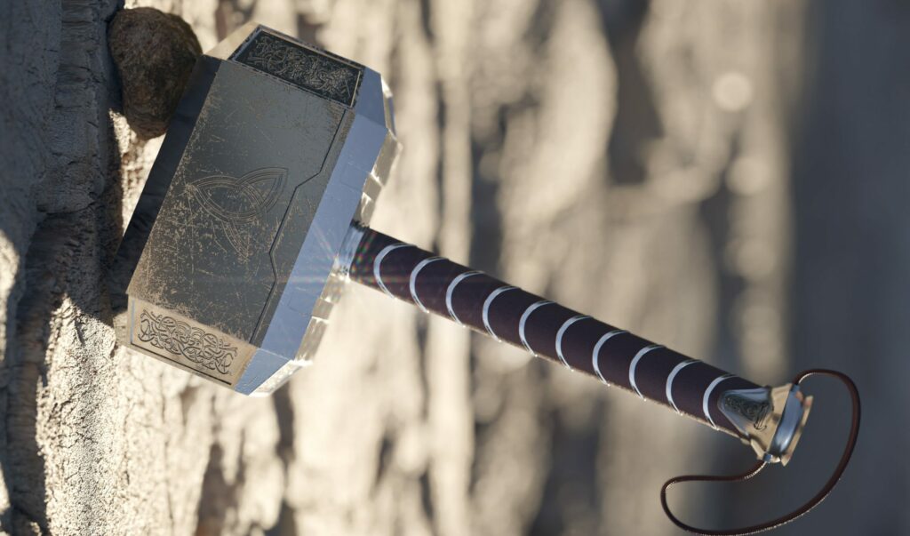 How heavy is Thor's hammer?