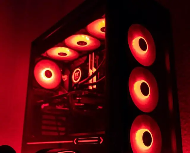 Black and red pc cases