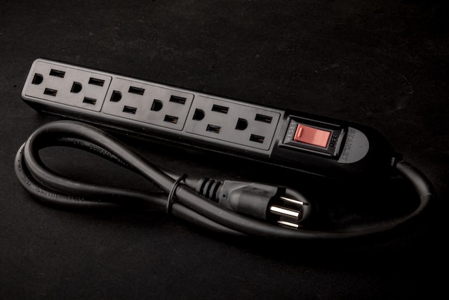 Vizio TV power cord plug in