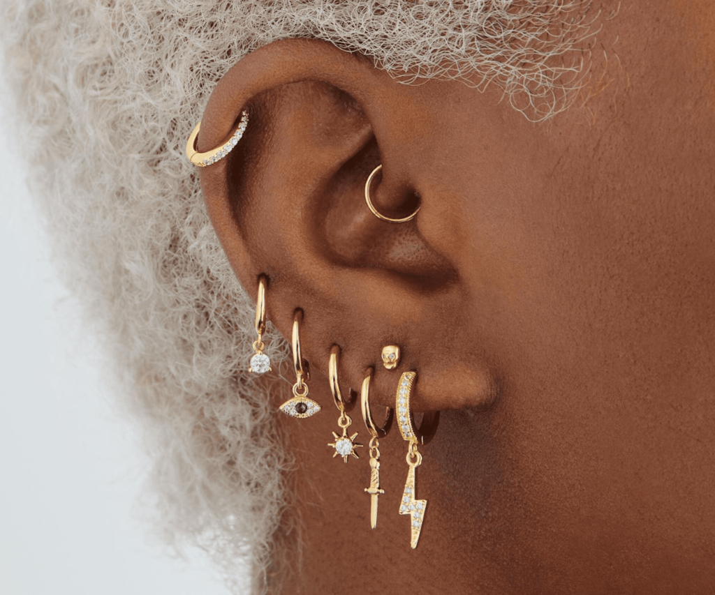How many piercings can you have healing at once? 