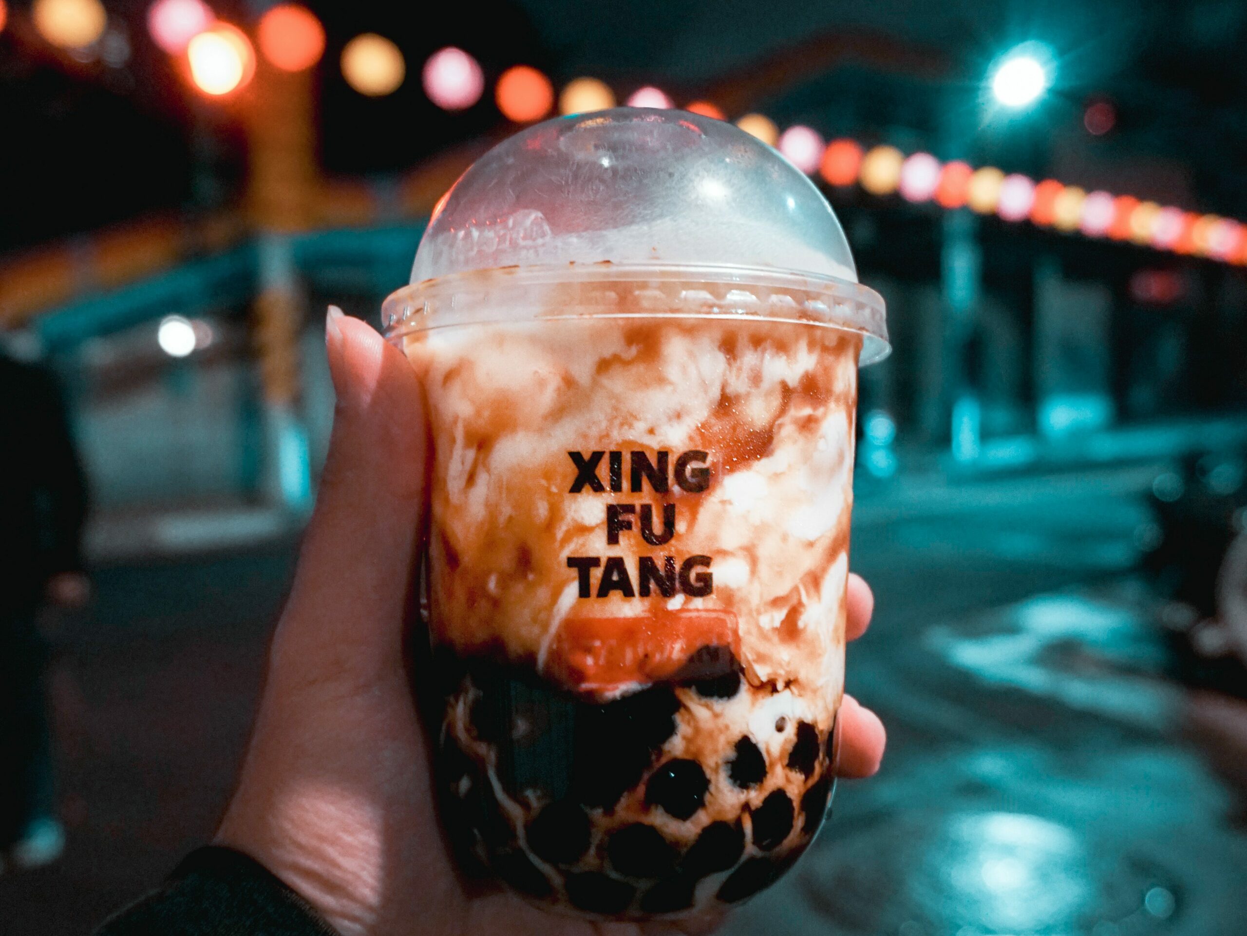 Does boba balls stay in your stomach
