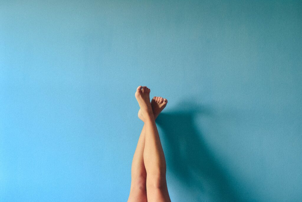 Why are my legs so shiny