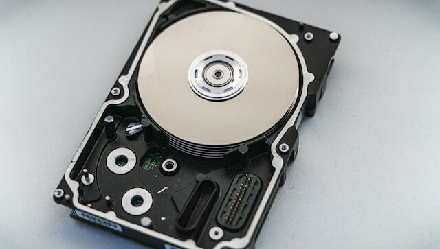 The external hard drive won't show up