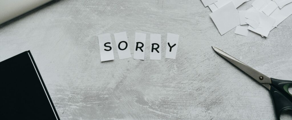 Is apologizing without change manipulation