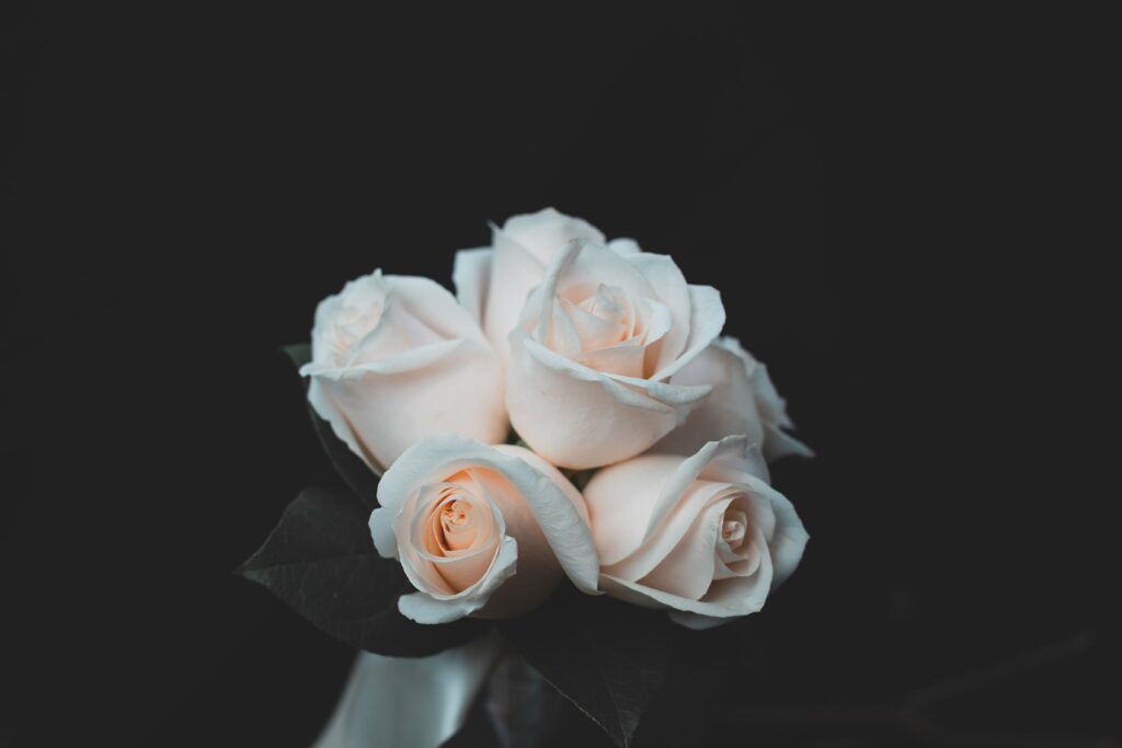What does it mean when a man gives you white roses?