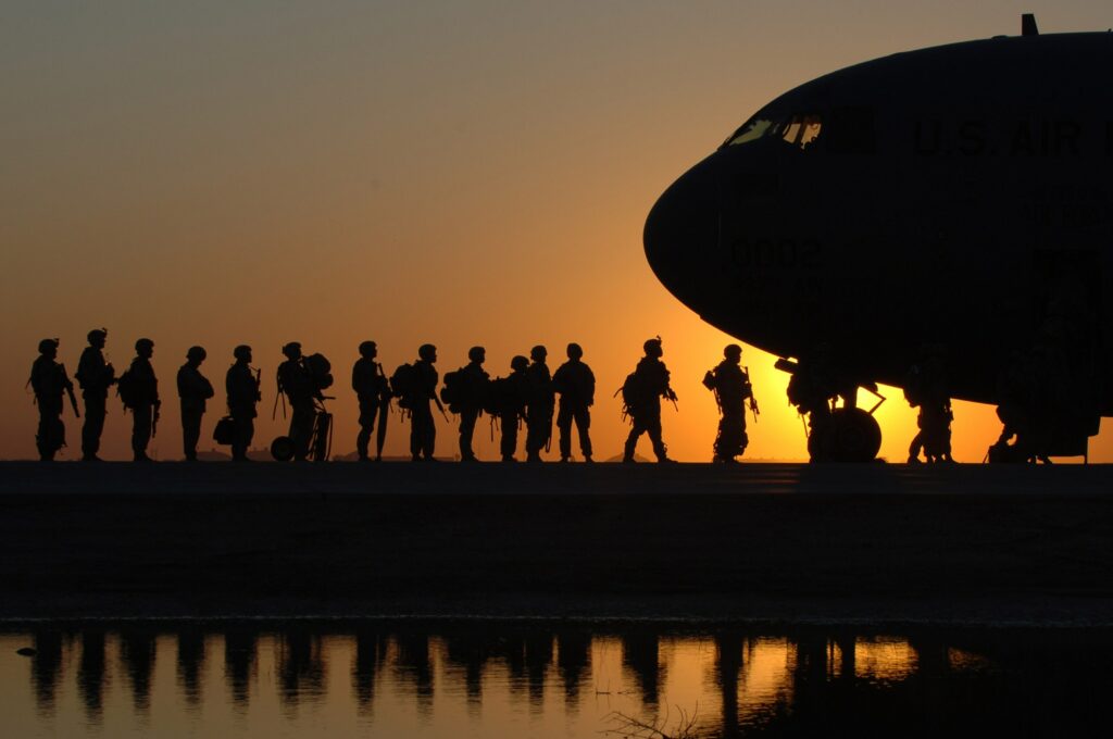 What does turning green mean in the army