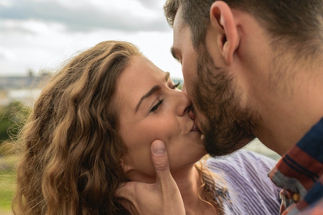 What does a kiss on the lips mean from a guy