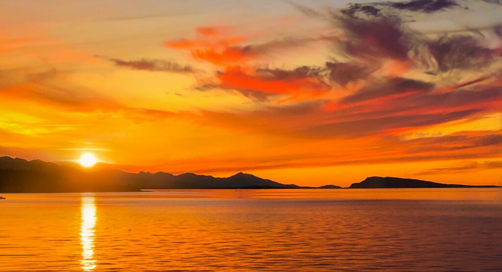 What are the 3 types of sunsets