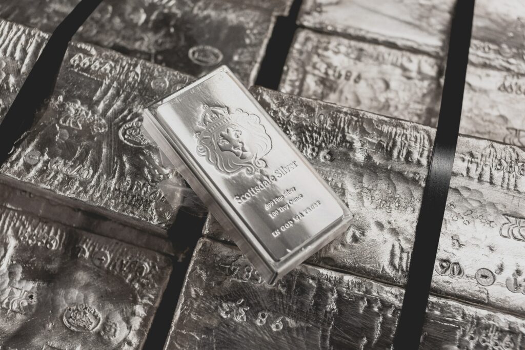 What metal is silver and not magnetic