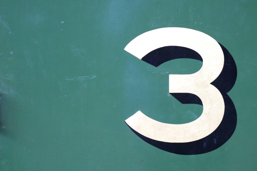 What is the meaning of 3?