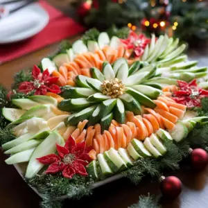 5 Festive Veggie Tray Ideas for Christmas Celebrations